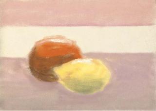 Craigie Aitchison, R.A. - Lemon And Orange, Montecastelli