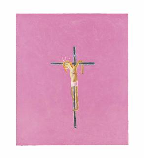 Craigie Aitchison - Crucifixion
