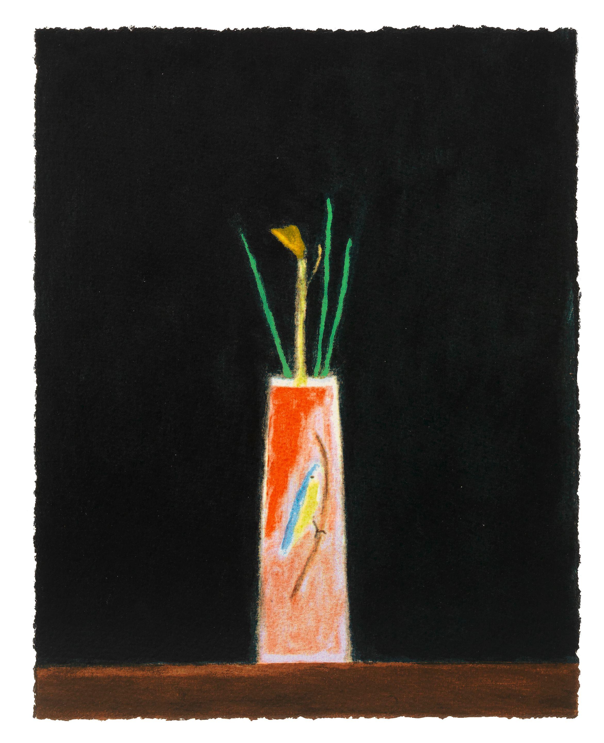 Craigie Aitchison - Still-Life With Bird Vase