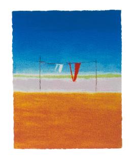 Craigie Aitchison - Washing Line Montecastelli, 2004