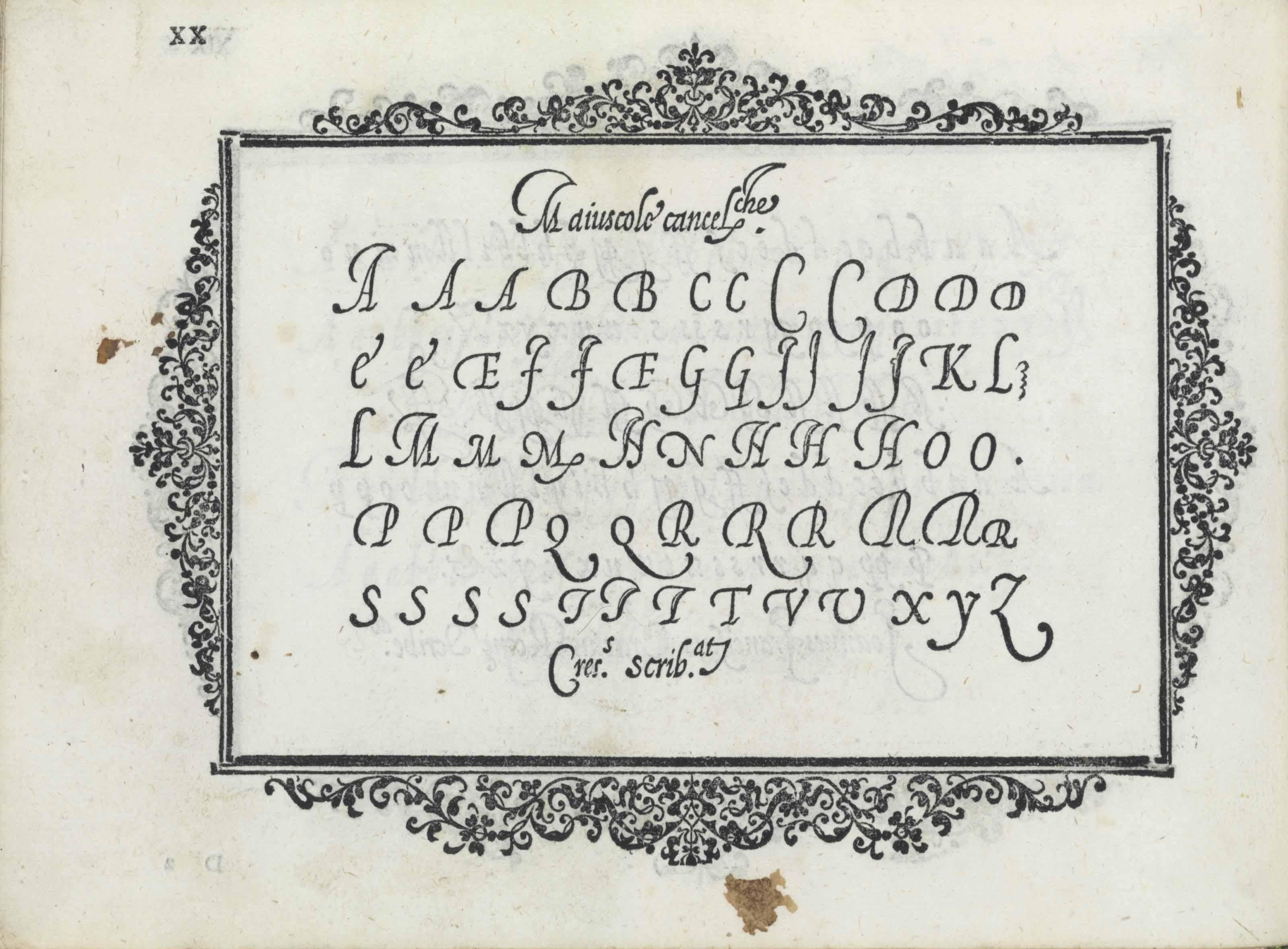 Cresci, Giovanni Francesco - Essemplare di plu sorti lettere di M. Gio Francesco Cresci Milanese, Scrittore della Libraria Apostolica. Rome: Antonio Blado for the author, 1568.