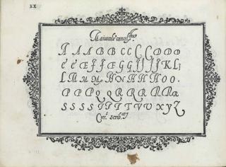 Cresci, Giovanni Francesco - Essemplare di plu sorti lettere di M. Gio Francesco Cresci Milanese, Scrittore della Libraria Apostolica. Rome: Antonio Blado for the author, 1568.