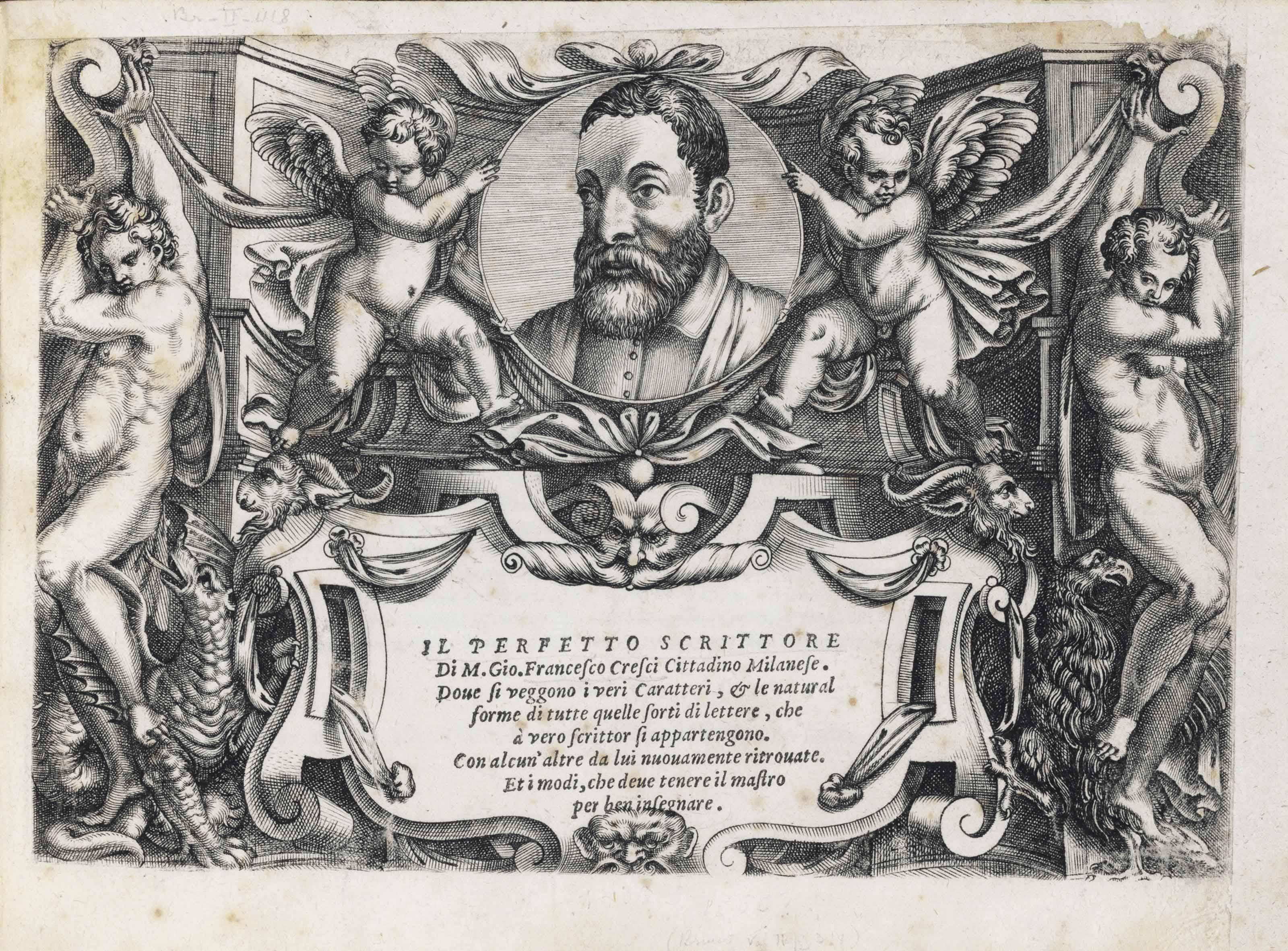 Cresci, Giovanni Francesco - Il Perfetto Scrittore. Venice: Rampazetti, [Ca 1575].