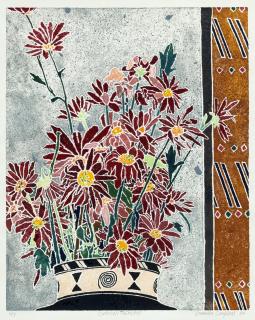 Cressida Campbell - Chrysanthemums, 1984