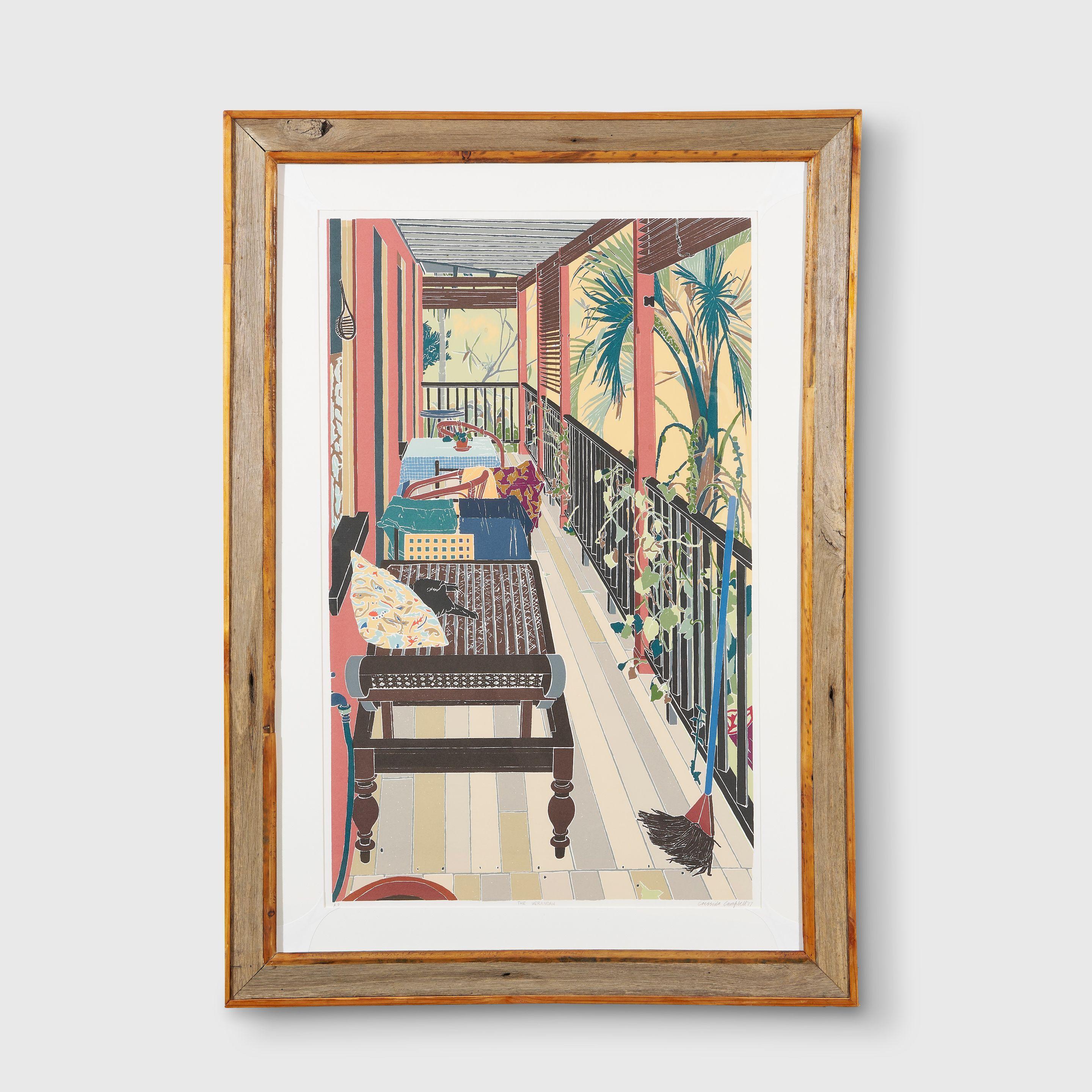 Cressida Campbell - The Verandah, 1987