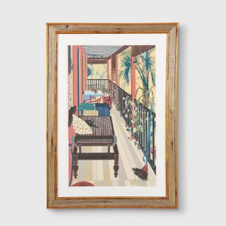 Cressida Campbell - The Verandah, 1987