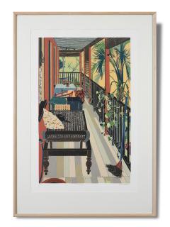 Cressida Campbell - The Verandah, 1987