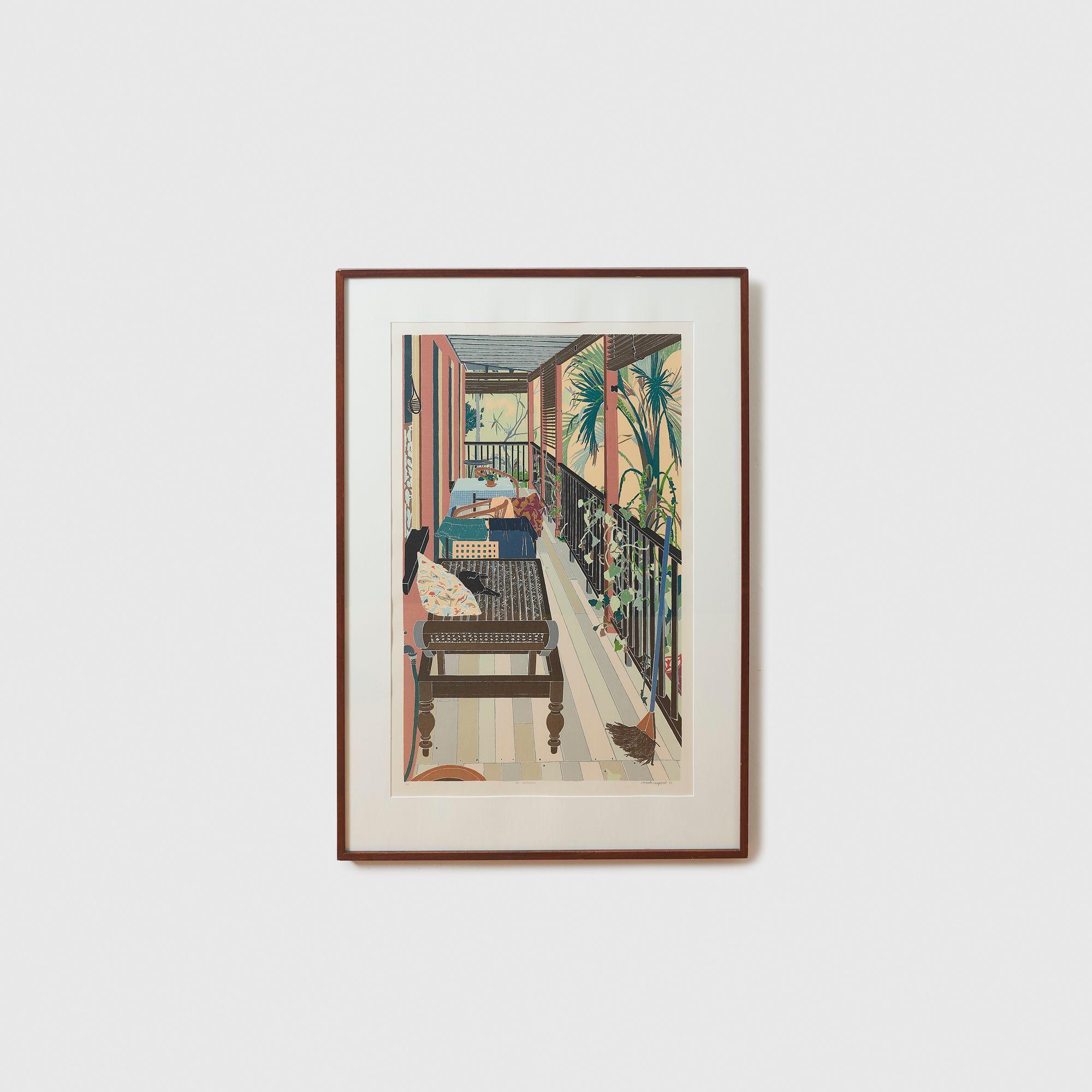 Cressida Campbell - The Verandah, 1987
