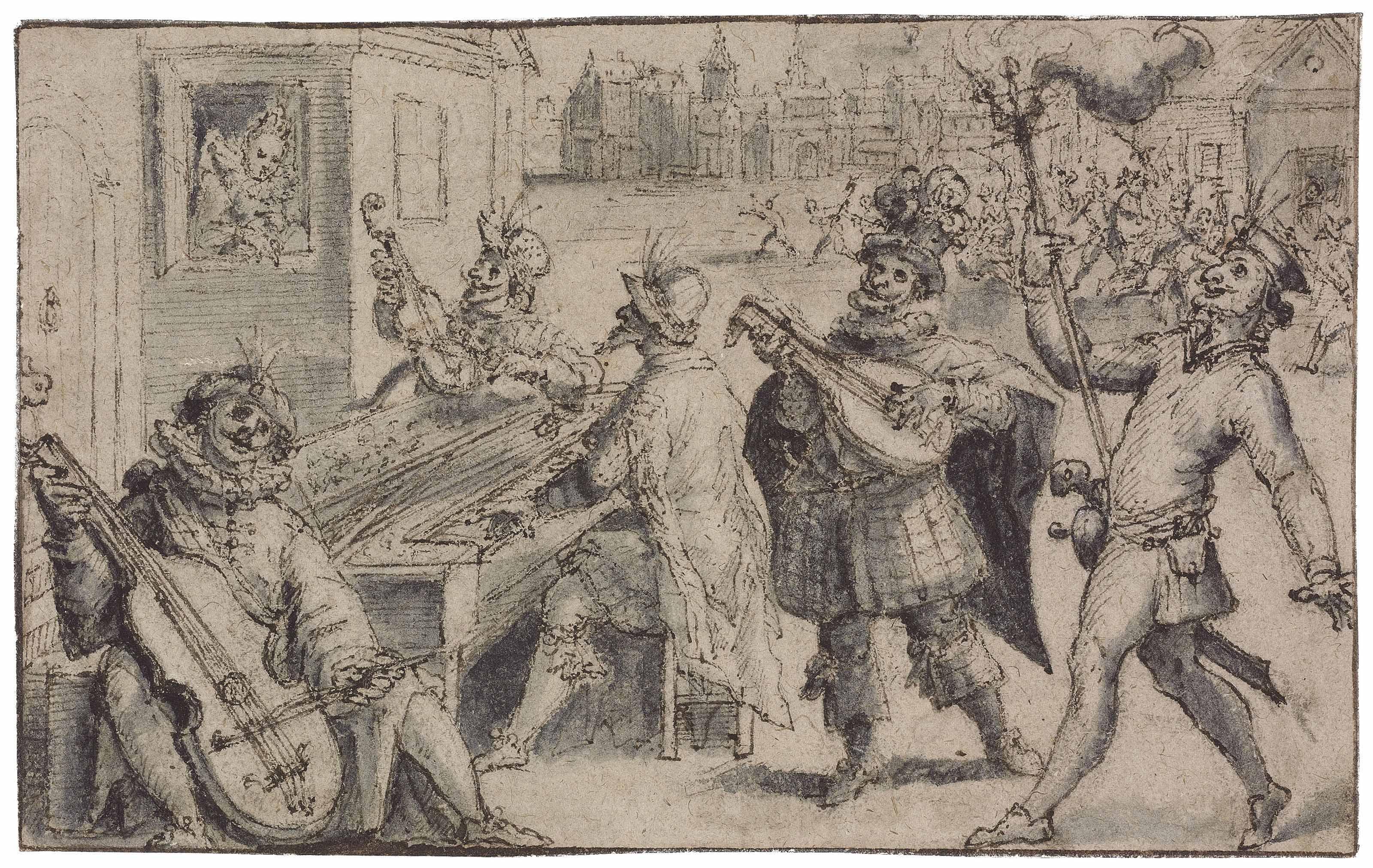 Crispijn De Passe I - A nocturnal serenade