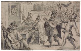 Crispijn De Passe I - A nocturnal serenade