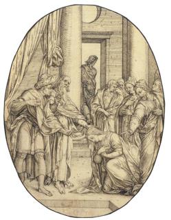 Crispijn de Passe II - Susanna before the judges