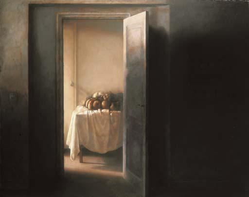 Cristóbal Toral - Interior Con Bodegón