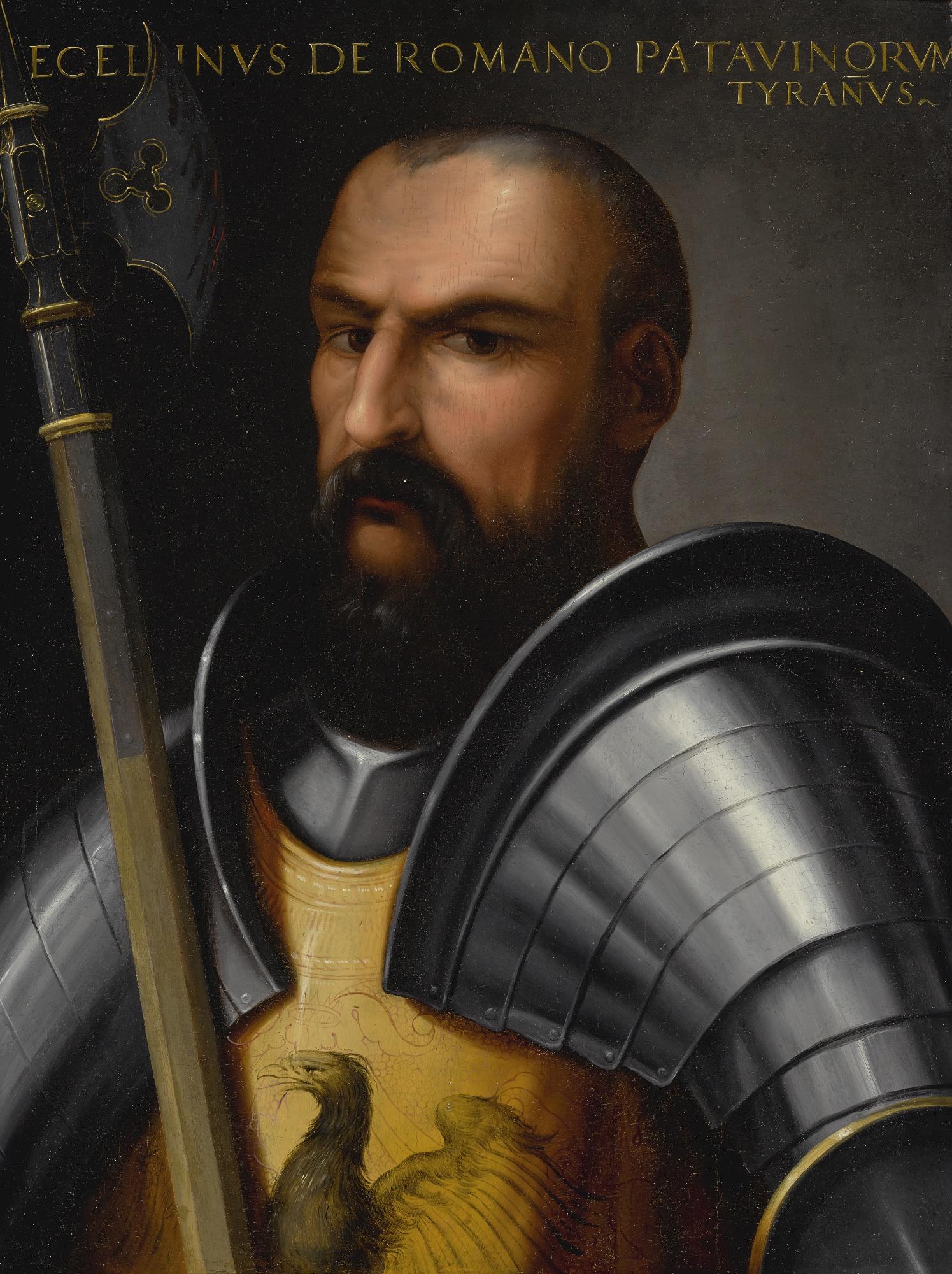 Cristofano Di Papi - Portrait Of Ezzelino Iii Da Romano