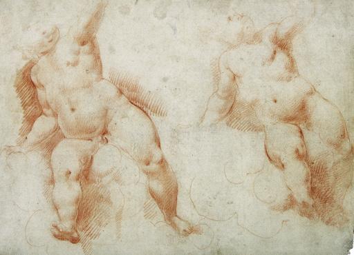 Cristoforo Roncalli - Two seated putti