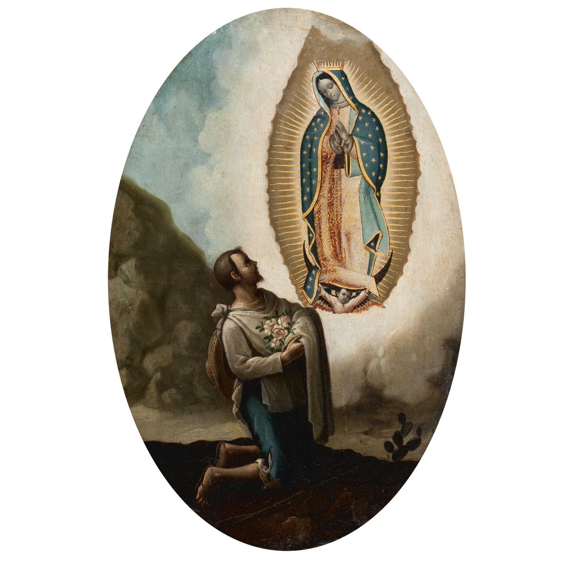 Cuatro Apariciones De La Virgen De Guadalupe (Four Panels)