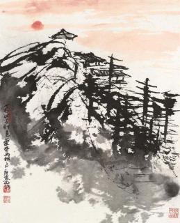 Cui Ruzhou - Finger Paintings of Landscape Album