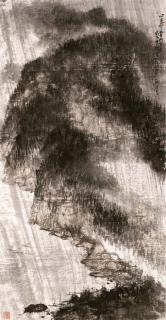 Cui Ruzhou - Landscape In Rain