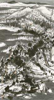 Cui Ruzhou - Landscape In Snow