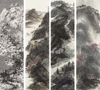 Cui Ruzhuo - Landscapes of Four Seasons