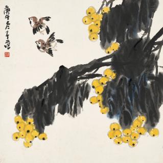 Cui Zifan - Loquats and Birds