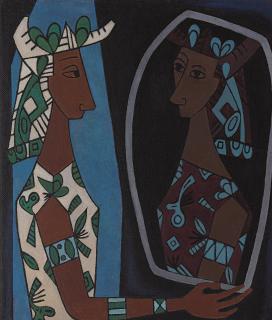 Cundo Bermúdez - Mirándose al espejo