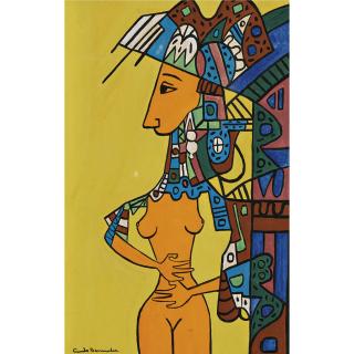 Cundo Bermudez - Mujer Desnuda