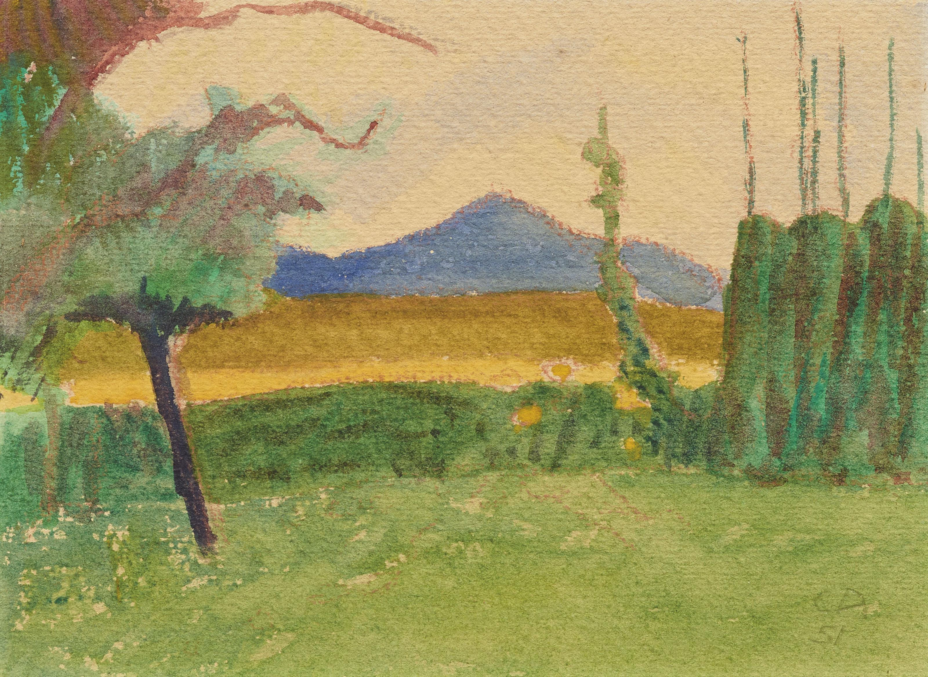 Cuno Amiet - Auf der Oschwand, 1951