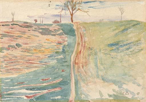 Cuno Amiet - Bäume in Landschaft