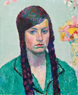 Cuno Amiet - Bildnis Edith Kottmann, 1925