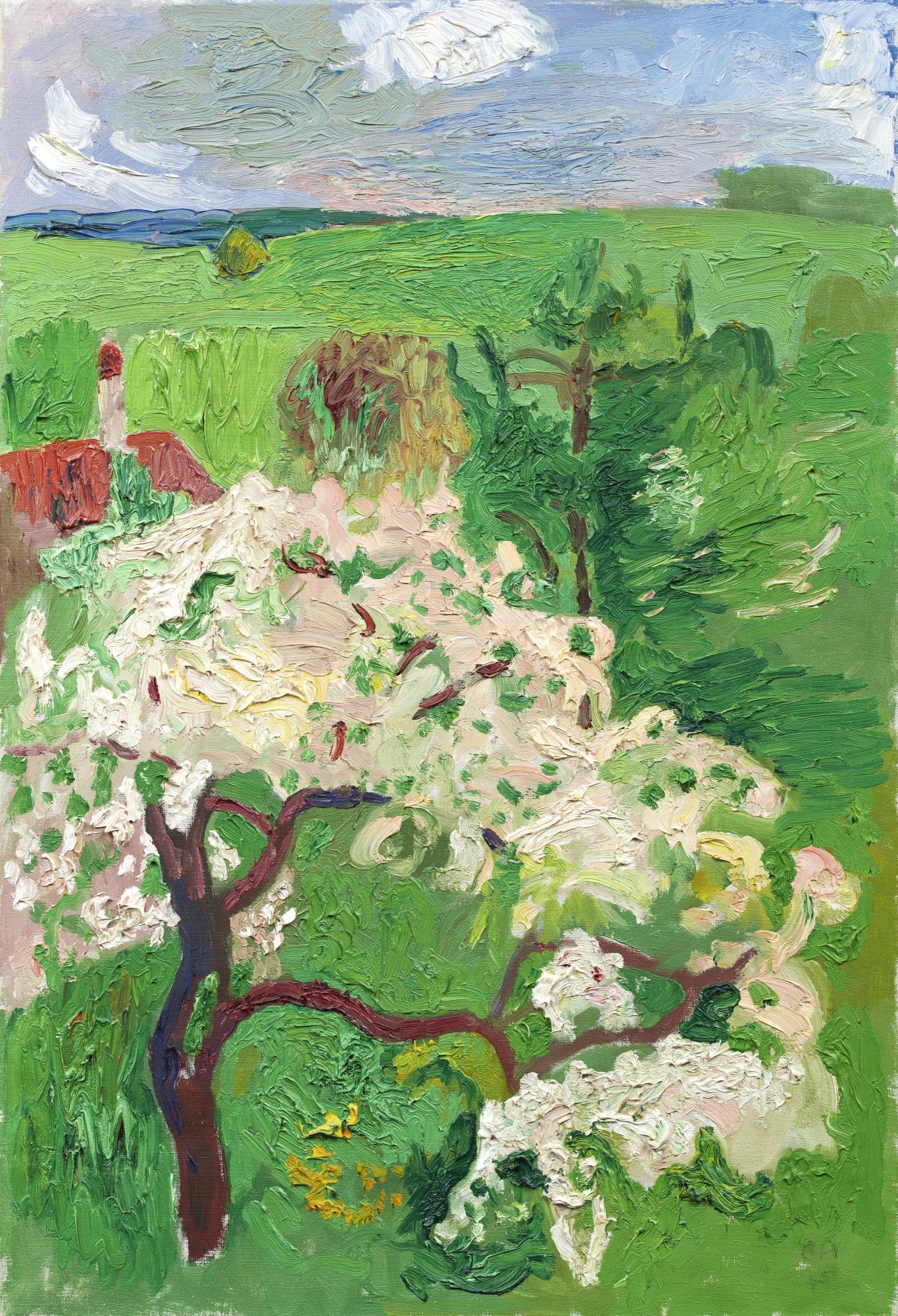 Cuno Amiet - Blühender Baum, 1945