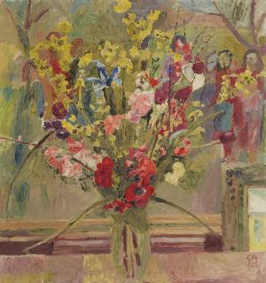 Cuno Amiet - Blumenstillleben, 1945