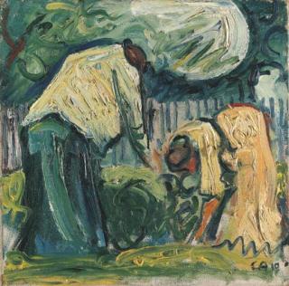 Cuno Amiet - Frauen im Garten, 1910