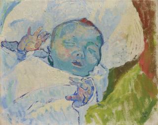 Cuno Amiet - Kleinkind, 1911