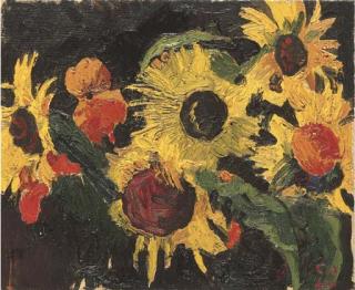 Cuno Amiet - Sonnenblumen