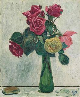 Cuno Amiet - Stillleben mit Rosen, 1925