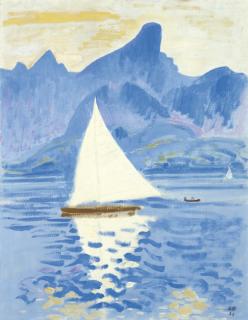 Cuno Amiet - Thunersee Mit Stockhornkette, 1924