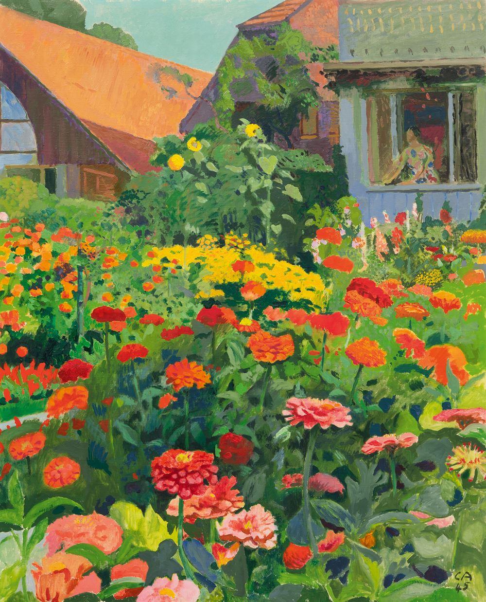 Cuno Amiet - Zinien-Garten. 1945.