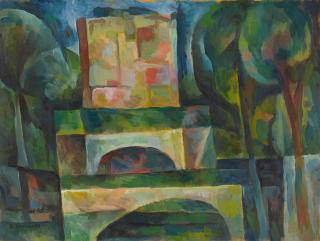 Curt Ehrhardt - Landschaft in Brandenburg