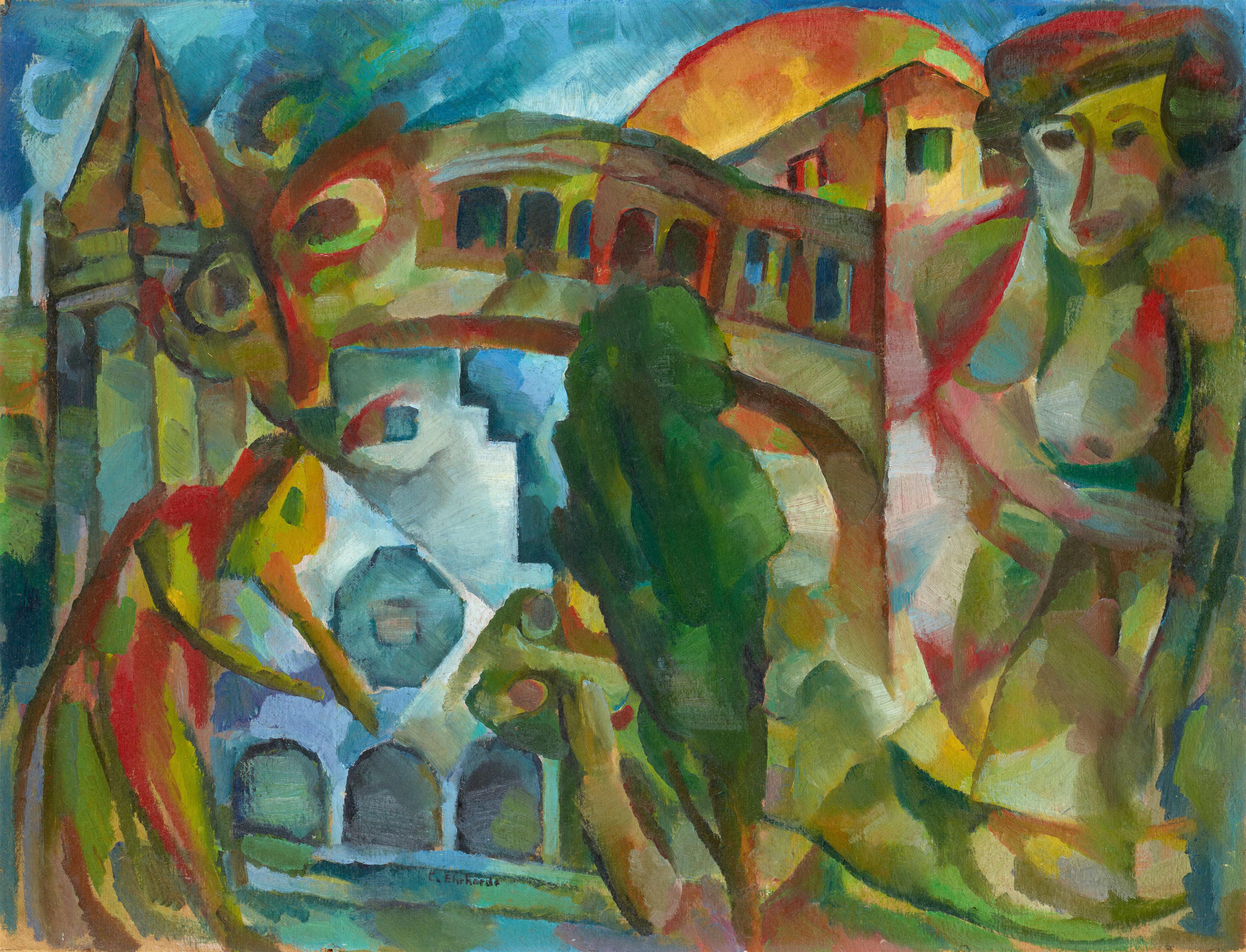 Curt Ehrhardt - Sommernacht in Brandenburg