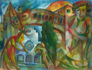 Curt Ehrhardt - Sommernacht in Brandenburg