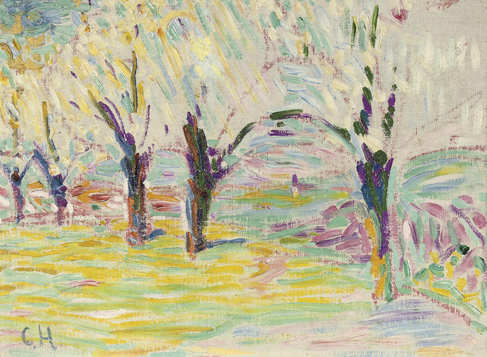 Curt Herrmann - Blütenbäume