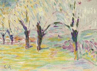 Curt Herrmann - Blütenbäume