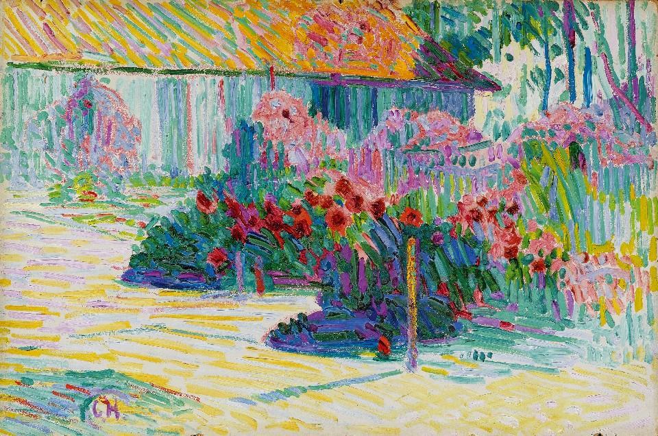 Curt Herrmann - Garten des Architekten Henry van der Velde in Weimar