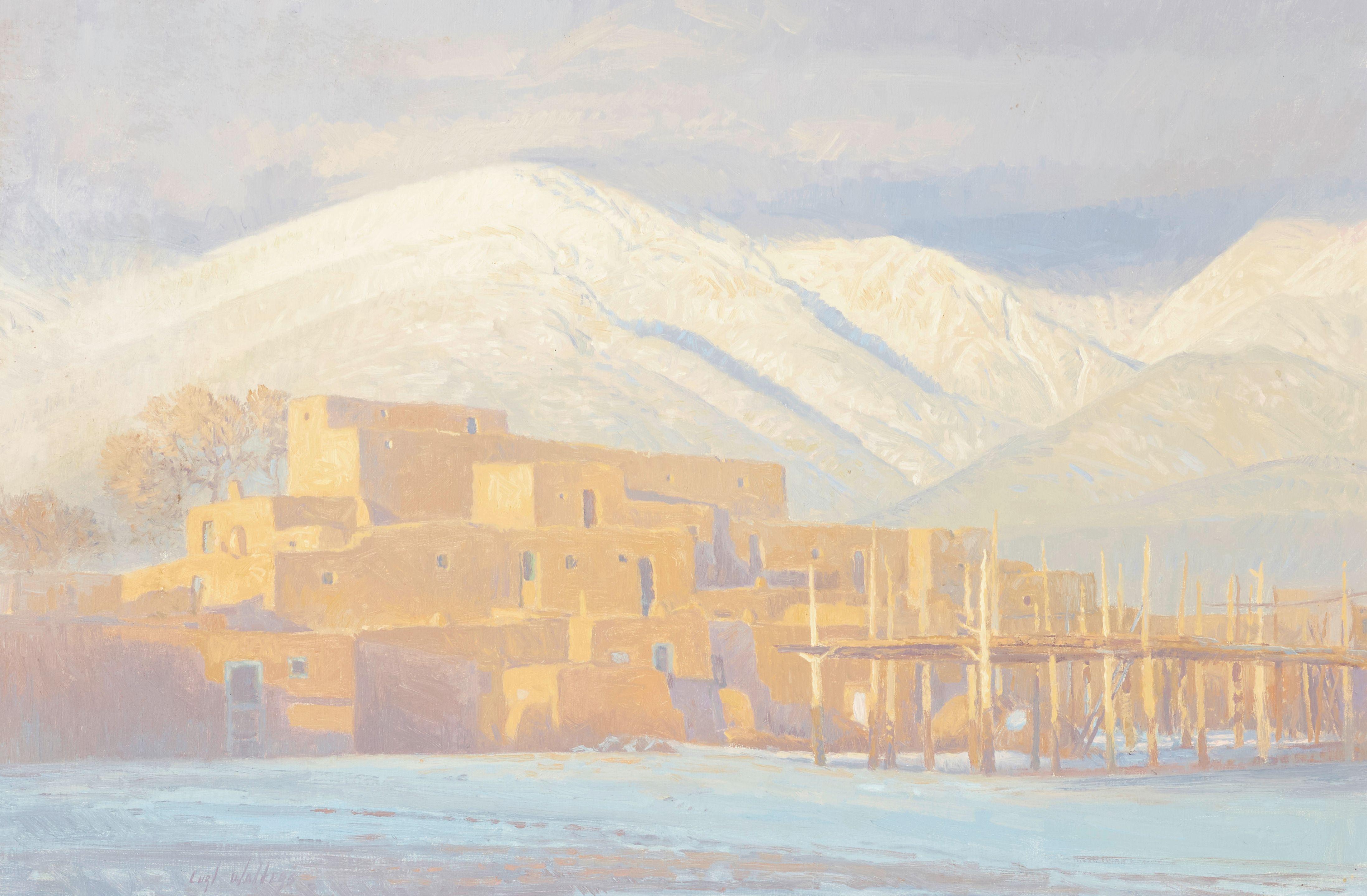 Curt Walters - Taos Pueblo in Winter