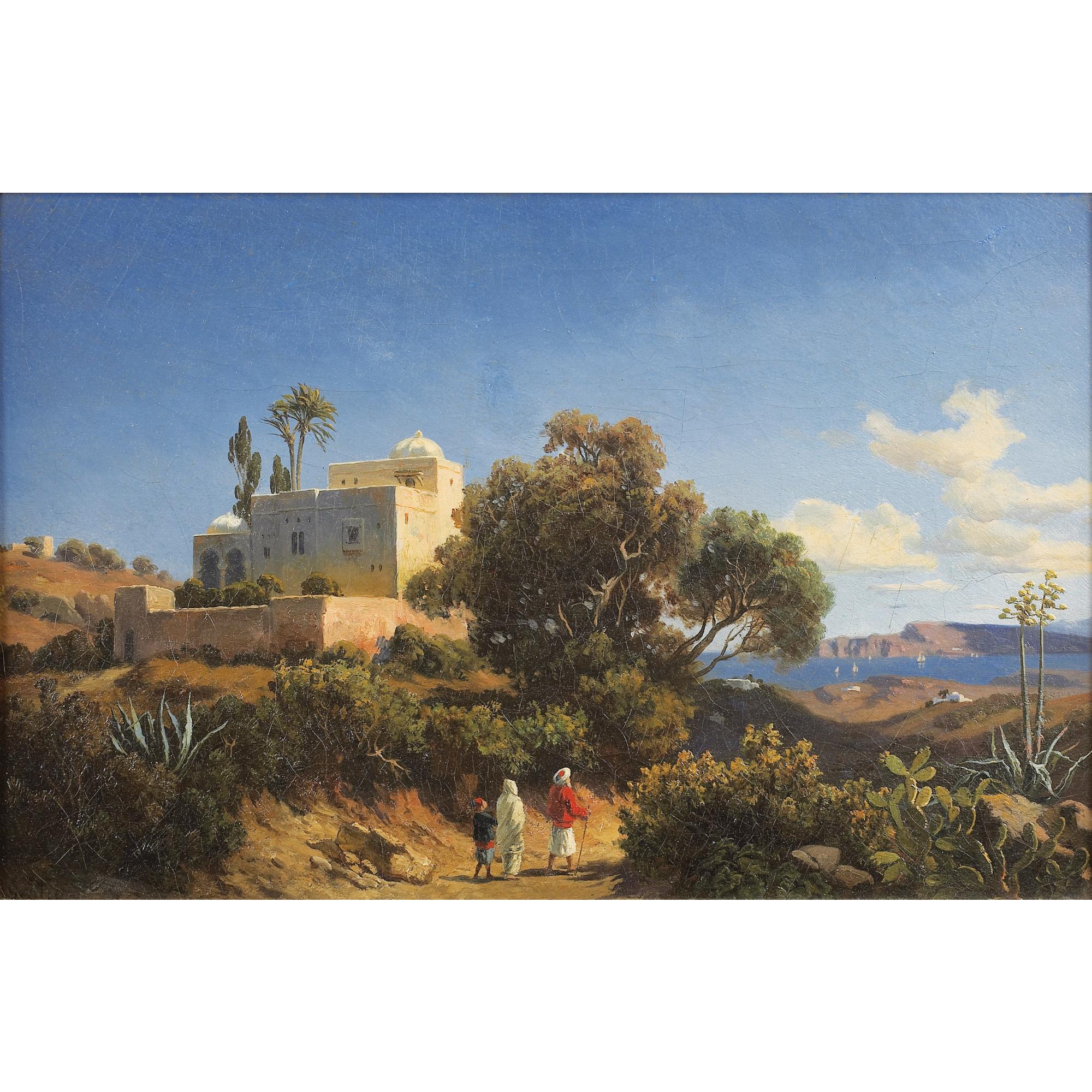 Curtis Victor Clemens Curt Grolig - Paysage D\'Afrique Du Nord