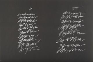 Cy Twombly - 8 odi di Orazio