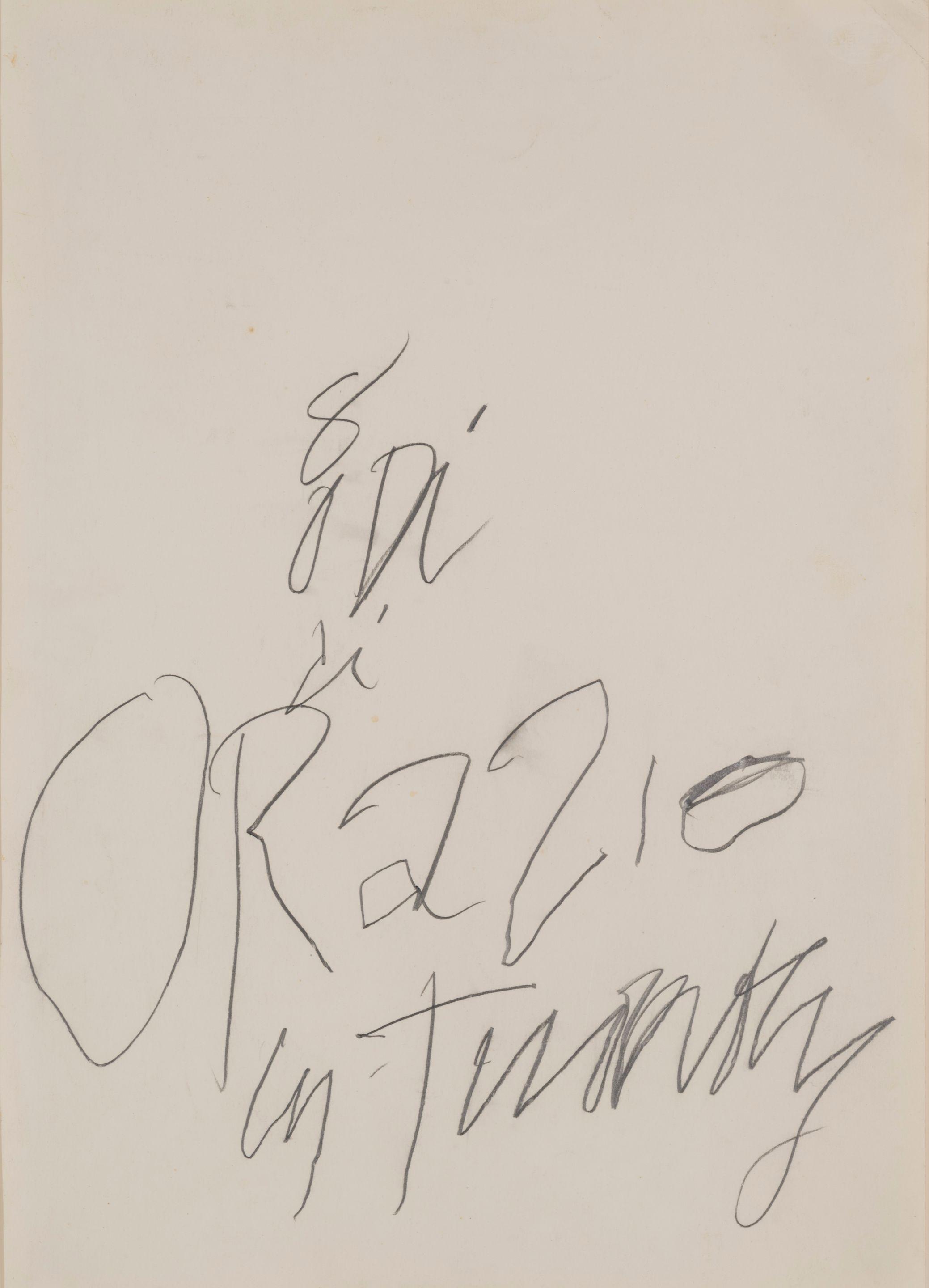 Cy Twombly - 8 Odi di Orazio