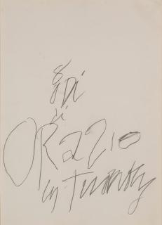 Cy Twombly - 8 Odi di Orazio