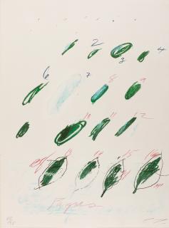 Cy Twombly - Fagus Silvatica aus: Natural History Part II, Trees.