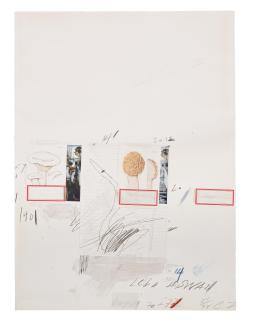 Cy Twombly - No. I, from Natural History, Part I, Mushroom